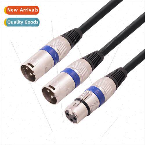 Double shielded cable 0.5 meters XLR one tow two Ca a female
