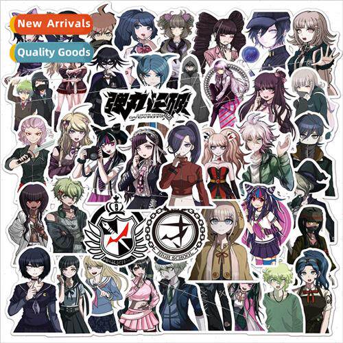 50 anime bullet bullet theory graffiti stickers PVC waterpro