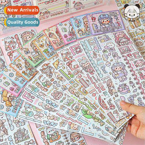 handbook tape stickers joint rows try to eat creative cute c