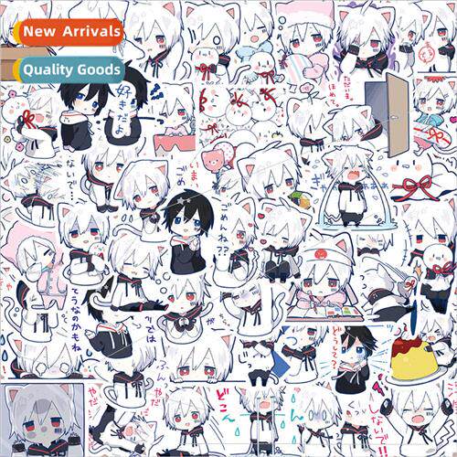 65 cartoon anime Mafumafu character expression pack stickers