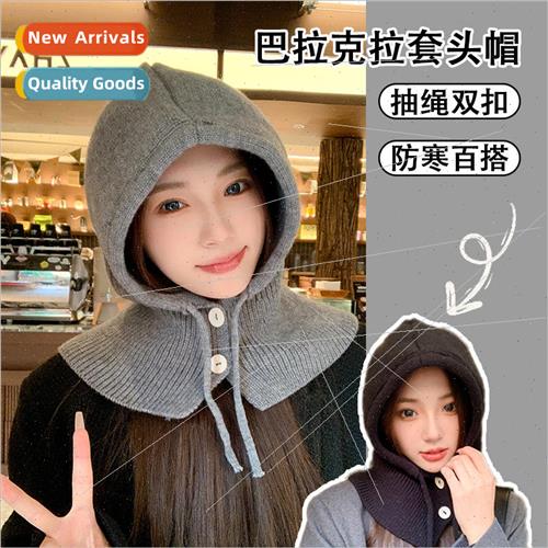 Barak Lafa cap female neck warm wool cap fall and winter nec