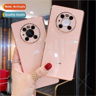 适用 Honor 90Pro plating phone case enjoy 60 straight edge T