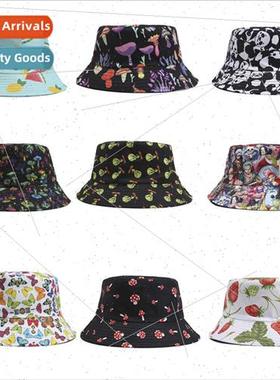 Spring and summer double-sided wear flat-topped fisherman ha