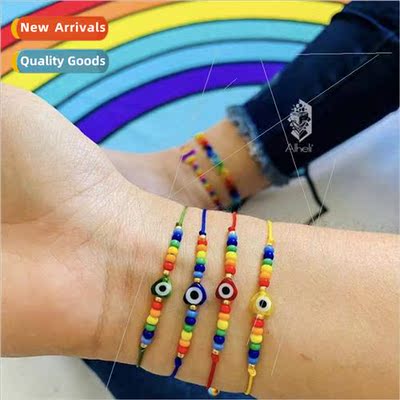 mple fashion bohemian ethnic  glazed beads eyes handmade bea