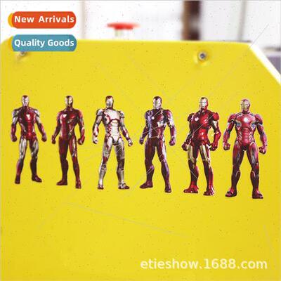 Creative personality 3D stereo Iron Man car stickers Avenger