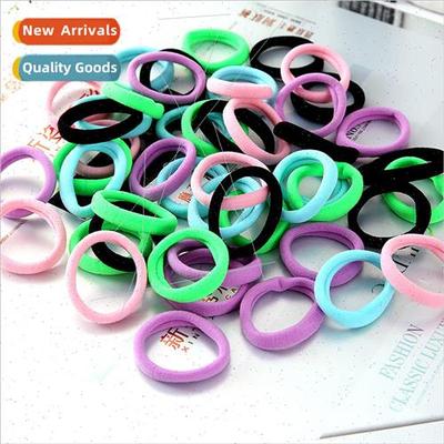 Fabric hair bands 适用 children high elasticity hair tie lea