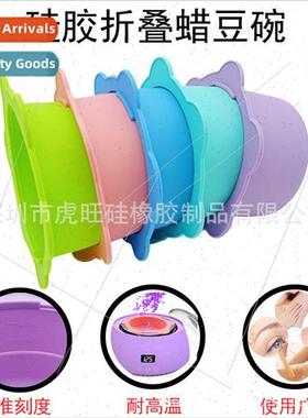 Hair Removal licone Melting Wax Bowl Collapsible Mud Mask To