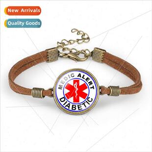 Jewelry Star of fe Medical   Diabetic Coffee Bracelet Adjust