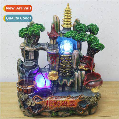 New waterfall micro landscape wigwam running water landscape