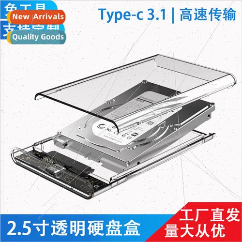 USB3.1 Type-C Transparent Enclosure HDD Enclosure 3.1 Laptop