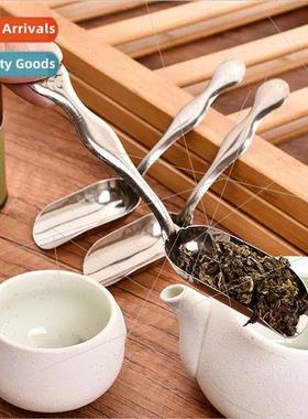 Japanese Style Stainless Steel mple Tea Spoon Tea Scoop Stan
