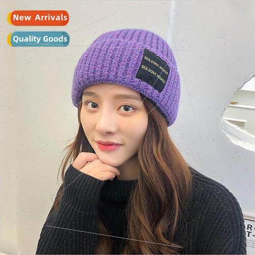 Woolen cap childrens fall and winter Korean knitted cap Kore