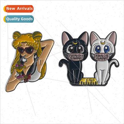 Anime around the new American Girl Warrior brooch na Artemis