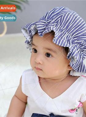 Baby summer hat princess summer thin section baby pot hat 3-