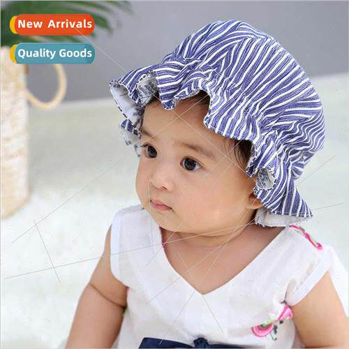 Baby summer hat princess summer thin section baby pot hat 3-