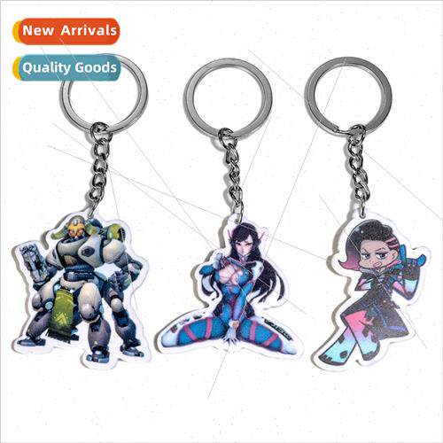 Game  DVA cartoon keychain game souvenir gift pvc pendant