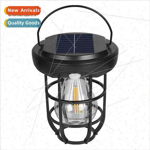New solar lantern body sensor tungsten warm light wall light