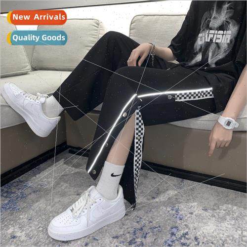 ne-minute pants mens spring and summer reflective straight K