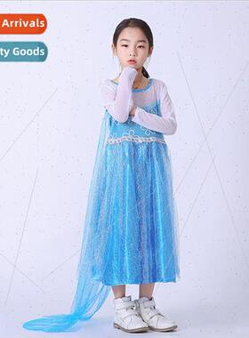 Frozen Kids Elsa elsa Queen Dresses Kids Girls Dresses Child