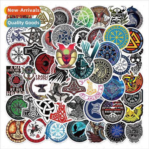 50pcs Viking totem graffiti stickers decorative personalized