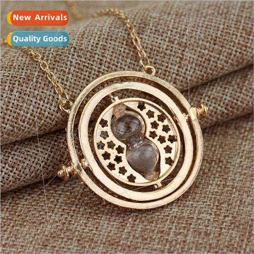 Rotatable Necklace Time Time Changer Hourglass Necklace Swea