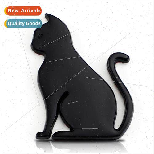 Creative personality 3D stereo kitten cute car decoration bo