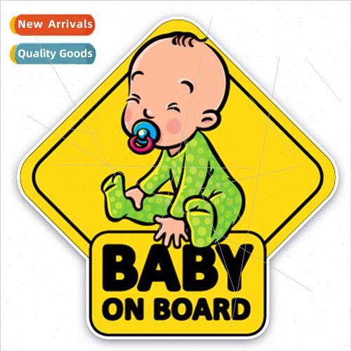 Export car stickers baby on board color printing reflective