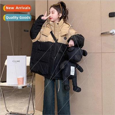 Girls down jacket 2023 new Yangqi children winter thickened