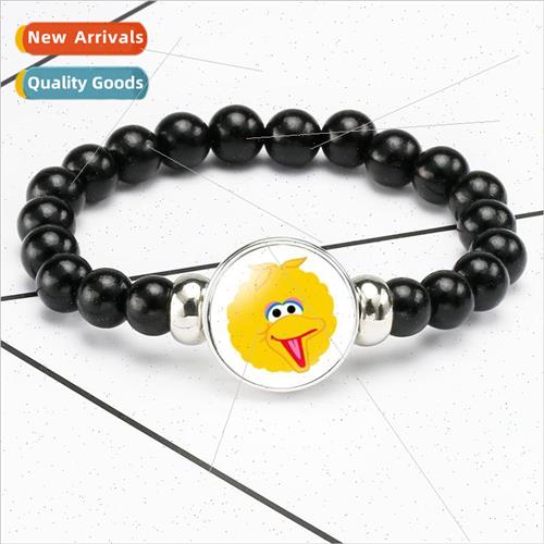 Childrens Cartoon Handmade Beaded Stch Bracelet TV Sesame Se