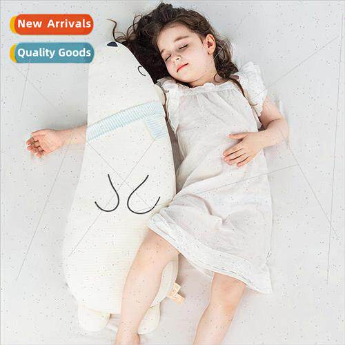 Cotton polar bear doll sleep pillow children clip legs sleep