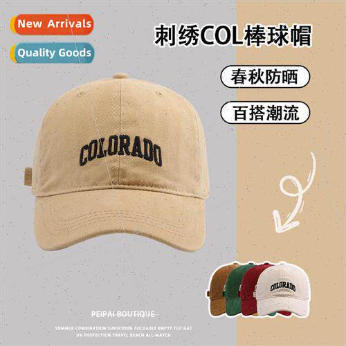 Show face small baseball cap spring and fall hundred with an