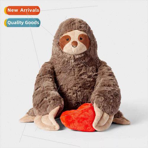 New Sloth with Heart plush Valentines Day love sloth plush d