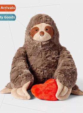 New Sloth with Heart plush Valentines Day love sloth plush d
