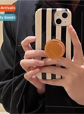 Striped Black and White Stripes Apple 15ProMax Filigree Hard