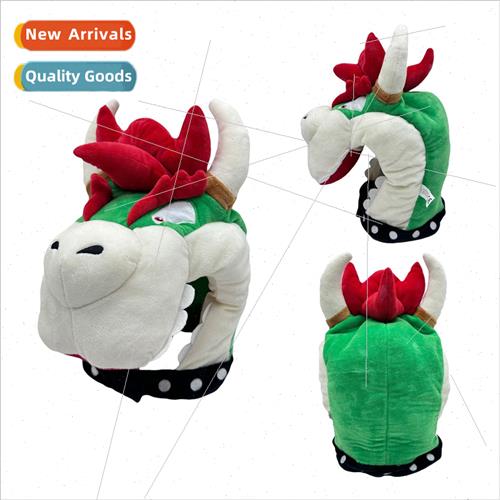 New MARIO Koopa Bowser Cosplay Mario Koopa Head Cover Plush