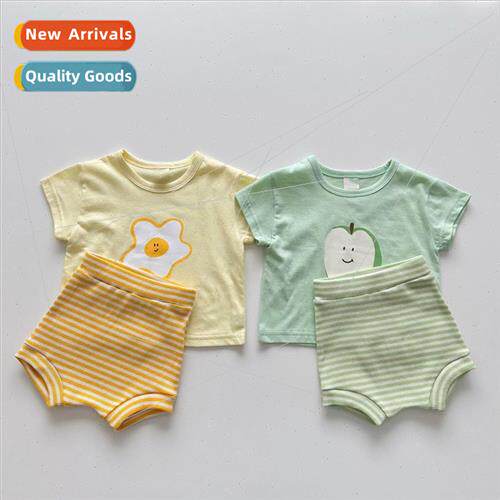 23 Summer Boys Girls Infants Treasure Thin Cotton Short Slee