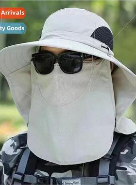 New summer sunshade shawl cap mask protective cap removable