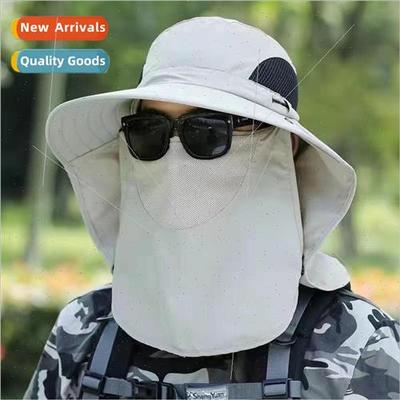 New summer sunshade shawl cap mask protective cap removable