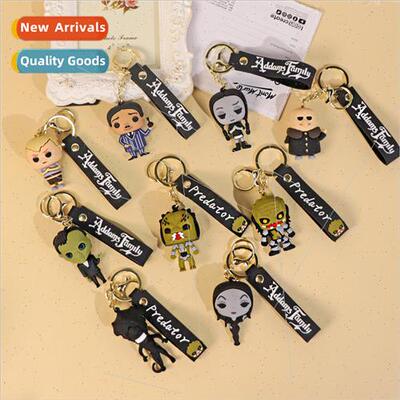 American drama Wednesday doll keychain Adams family bag char