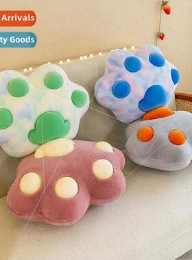 New cat paw pillow plush toys cartoon large tiger bear paw d