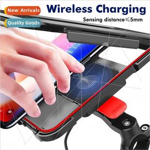 cell phone holder charging waterproof wireless bike