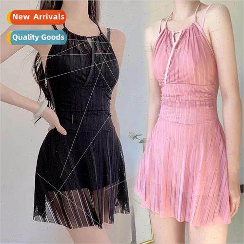 Pure desire wind paragraph swimsuit female one-piece conserv