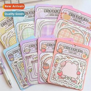 New shaped sticky notes handbook note pad handbook convenien