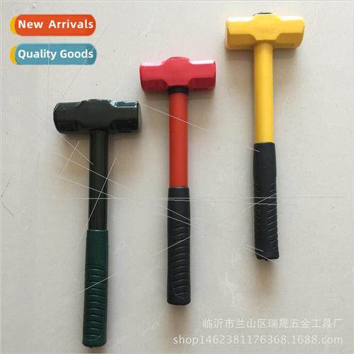 Steel pipe handle octagonal hammer 2P3P4P shock PPR handle o