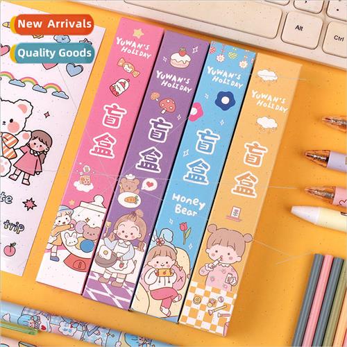 Stationery blind box neutral pen cartoon diy sticker lucky g
