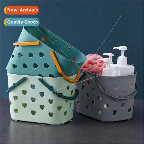 Scandinavian color handheld storage basket bathroom wash sto