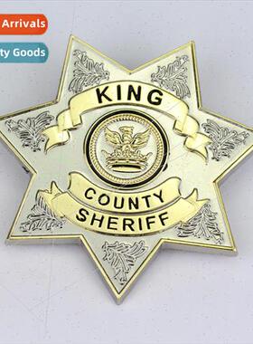 Movie & TV Peripherals The Walking Dead Metal Sheriffs Badge
