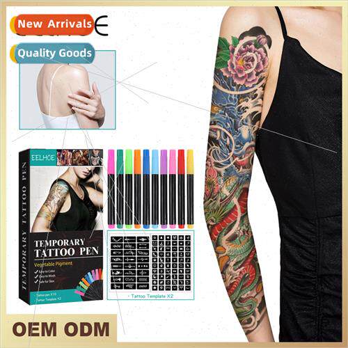 Temporary tattoo pen set Face arm diy makeup graffiti body m