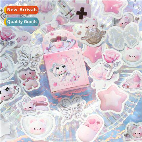 Boxed Stickers Sweet Shop Rose Cartoon Sweet Cool Bear Love
