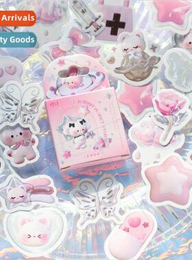 Boxed Stickers Sweet Shop Rose Cartoon Sweet Cool Bear Love